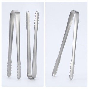High-End Stainless Steel Ice Tongs With Artistic Human Hand Design Polished Mirror Finish Sculptural Barware For Luxury Hotels - Product Image 3