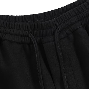 Pantalon large sport pour femme, style vintage, patchwork rayé contrastant, double ceinture, coupe incurvée, pantalon baggy - Product Image 5