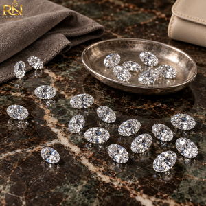 Elegante Diamante Ovalado de 12.75 Quilates Cultivado en Laboratorio, Color DEF |   Gema facetada de precisión creada en laboratorio para diseños de joyería personalizados - Product Image 1
