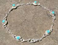 Bracelet classique en argent sterling 925 turquoise magnifique ANK-164 de Art Palace, bijoux délicats pour femmes et filles, à porter en occasion spéciale - Product Image 2