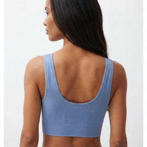 Soutien-gorge de sport personnalisé OEM pour femme avec logo, haut de sport push-up pour fitness et yoga, respirant, pour la course et la gym, fabricant - Product Image 3