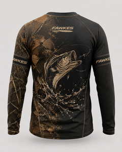 Pull à manches longues en molleton satiné respirant et à séchage rapide pour homme, idéal pour les activités décontractées d'hiver et la pêche en extérieur - Product Image 5