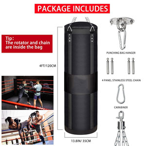 Sac de frappe robuste pour entraînement de fitness en intérieur et en extérieur, équipement de boxe - Product Image 4