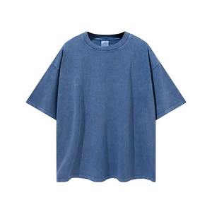 T-shirt épais 300 g/m² 100 % coton coupe classique, col montant, personnalisable avec logo, streetwear homme, écologique, respirant, imprimé - Product Image 2