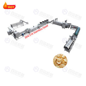 Baixin 50-300kg Ligne de traitement des frites congelées Ligne de production automatique de frites de pomme de terre Assurance qualité - Product Image 5