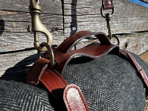 BLANKET <b>CARRIER</b> - Handmade Carrying Strap Belt for Rug <b>Mat</b> Blanket Genuine Leather Carrying Strap Belts OEM & FBA Product - Product Image 5