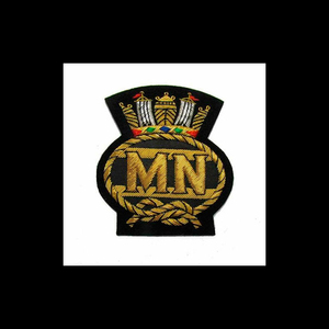 Écussons en tissu toile brodés sur mesure faits à la main avec fil de bullion, badges de mode brodés en 3D pour uniformes et chapeaux - Product Image 3