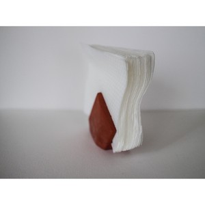 Porte-boîte à mouchoirs minimaliste autoportant, design blanc, support décoratif de table moderne - Product Image 5