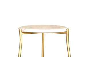 <b>Marble</b> Top Metal Nesting Side <b>Table</b> Room Modern Round Made in India Top All Office Home Room Restaurant Super Market 2023 Best - Product Image 5