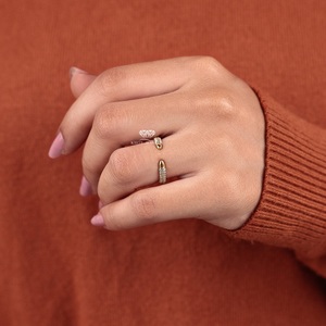 Anillo de Compromiso de Diamante Cultivado en Laboratorio, Corte Brillante, Oro Sólido de 10K, Color G, Certificado GIA, Estilo Clásico - Product Image 5