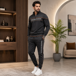 Camisa Formal de Manga Larga para Hombre, Marca Khawaja Rafique Ullah Enterprises, con Botones de Cuerno, Cuello Alto, Transpirable, para Primavera, 100% Algodón - Product Image 2