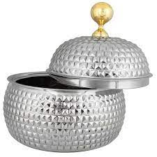 Luxury Modern Stainless Steel Casserole Bowl <b>Set</b> Mirror Finish Dishwasher Safe Gas <b>Induction</b> Ready for Stylish Dining Everyday - Product Image 3