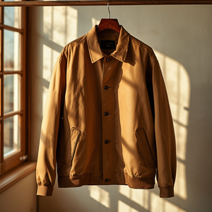 Chaqueta Oversize de Algodón 410gsm para Hombre, Abrigo Casual Grueso y Cálido, Ropa de Calle - Product Image 2