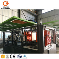 Machine de soufflage automatique de bouteilles PET avec systèmes de récupération d'air pour préformes de bouteilles d'eau en plastique