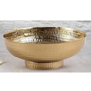 ชามใส่ผลไม้ทองเหลืองขัดเงา ดีไซน์โดดเด่น ขายดี ตกแต่งโต๊ะอาหารที่บ้าน - Product Image 1