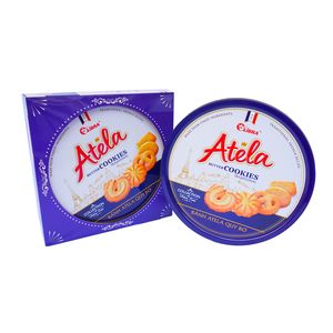 Galletas de mantequilla del fabricante de Vietnam al por mayor ODM OEM opciones 320g embalaje azul - Product Image 2