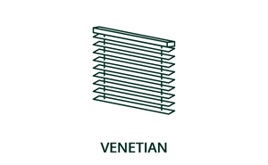Gancho de varita de tela para sistemas de persianas venecianas Patrón horizontal de técnica simple para ventanas francesas en stock - Product Image 4