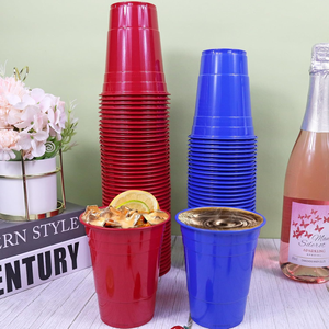 Vasos Desechables, Reciclables, Duraderos, Biodegradables, Libres de BPA y PFAS, Ecológicos, Aptos para Congelador, a Prueba de Fugas, de PET/PLA - Product Image 3