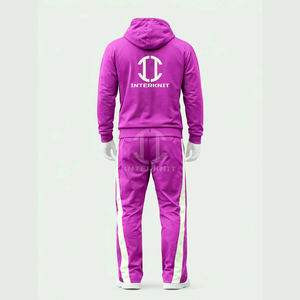 Conjunto Deportivo Personalizado para Hombre, Ligero, 100% Poliéster, con Bloques de Color, Cierre de Cremallera, Transpirable, Elástico en Cuatro Direcciones, Dobladillo Ajustable - Product Image 2