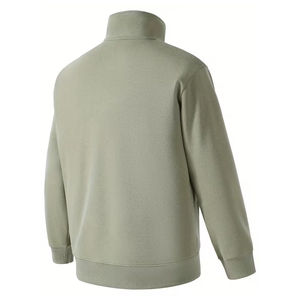 Sudaderas con capucha para hombre, ropa para correr, edición más reciente, cuello alto, cremallera de un cuarto, forro polar, para hombre - Product Image 5