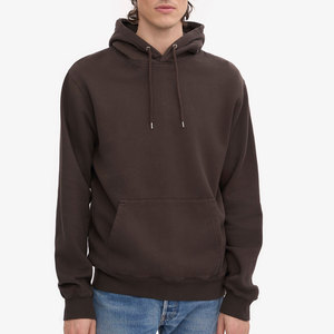 Sweat-shirts à capuche décontractés pour hommes en mélange coton-polyester tissé, coupe oversize, style urbain automne, personnalisables 2026 - Product Image 1