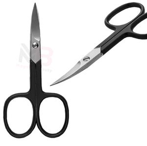 Ciseaux de manucure en acier inoxydable avec poignée rose, personnalisables, outil de beauté de précision pour la coupe des ongles et les soins des cuticules - Product Image 3