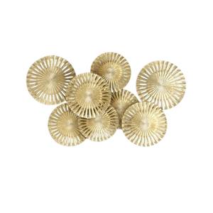 Décoration murale en fer forgé, motif floral découpé, argent, or, bronze, artisanale, créative, de qualité supérieure, pour la décoration intérieure. - Product Image 3