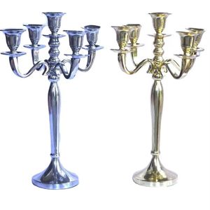 Support de bougie en fer forgé en forme de vigne à 3 niveaux, motif feuille verte et baies, centre de table rustique en métal - Product Image 5