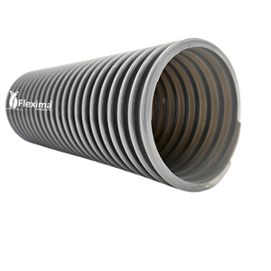 Venta directa de fábrica de manguera de PVC gris, manguera de vacío de PVC, manguera de succión industrial, manguera de extracción de polvo de PVC - Product Image 2