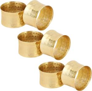 Anillos de Servilleta de Metal Plateado Martillado a Precio Mayorista, Accesorio Redondo para Decoración de Mesa en Bodas, Cenas, Eventos de Hotel - Product Image 2