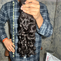 Ekstensi Rambut Manusia India Double Weft Cuticles Aligned Tangle Free, Produsen & Pemasok Grosir India