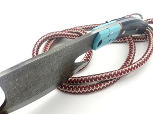 ขวานมินิทอมฮอว์ค Edge Master Manufacture FS-26 ผลิตตามสั่ง (OEM) ทำด้วยมือ ใบมีดเหล็กดามัสกัส ขนาด 5 นิ้ว ด้ามเรซิ่น+ไม้พัคก้า - Product Image 3