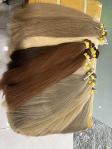 Extensiones de Cabello Remy Vietnamita 100% Naturales, Alineadas con la Cutícula, Lisas, Teñidas con Color Realzado, de 16 a 30 Pulgadas - Product Image 5