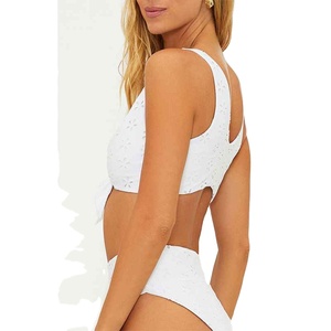 Trajes de Baño de Lujo Personalizados al por Mayor, Bikini de Tela Ecológica, Trajes de Baño para Mujer con Movimiento Relajado - Product Image 5