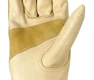Guantes de Seguridad de Cuero de Grano Completo, Resistentes a la Abrasión, Antideslizantes, con Puño Reforzado, Guantes de Trabajo de Uso General - Product Image 3