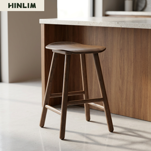 Solid Wood Portable <b>Stool</b> Minimalist Modern Design Durable Home Furniture Living Room Bar <b>Seat</b> for Apartment - Product Image 5