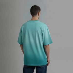 เสื้อยืดทรงหลวมสไตล์ฮิปฮอปสำหรับผู้ชาย ผ้าฝ้าย 100% คุณภาพพรีเมียม พิมพ์ลายโลโก้ตามสั่ง  รักษ์โลก - Product Image 3