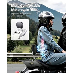 Per Harley Touring 2009-2024 Sissy Bar con portapacchi comodi sedili e accessori per lo schienale della moto - Product Image 2