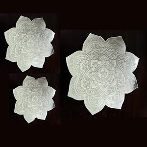 ถาดเหล็กตกแต่งงานฝีมือคุณภาพสูงสำหรับพิธีบูชา ดีไซน์ลายดอกไม้ เคลือบเงิน เหมาะสำหรับเป็นของขวัญในงานพิธีต่างๆ จำหน่ายราคาส่ง - Product Image 4