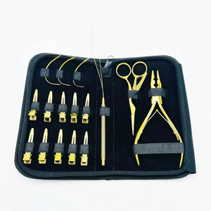 Servicio OEM, Kit de Pinzas para Extensiones de Cabello de Acero Inoxidable, Estilo Moderno, Ligeras, Duraderas, Reutilizables, para Uso Comercial - Product Image 1