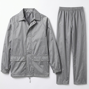 Traje Impermeable Rojo para Lluvia, Chaqueta con Capucha y Pantalones Impermeables, Ropa Casual para Exteriores Resistente a la Intemperie - Product Image 5