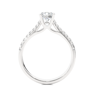 Bague solitaire en diamant de laboratoire de haute qualité 0,855 carat, bague en or massif 18 carats pour fournisseur en gros - Product Image 4