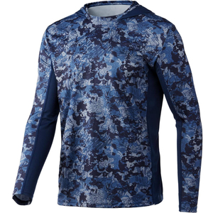 เสื้อเจอร์ซีย์ตกปลาแบบสั่งทำสำหรับผู้ชาย แขนยาว ป้องกันรังสียูวี พิมพ์ลายดิจิตอล แห้งเร็ว ระบายอากาศได้ดี ผลิตจากผ้าฝ้าย - Product Image 1