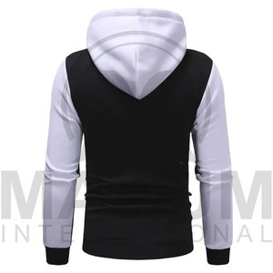 Ensemble de survêtements deux pièces personnalisés pour hommes, avec sweats à capuche zippés confortables, pour l'entraînement, le jogging, la gym et le fitness, grandes tailles - Product Image 3