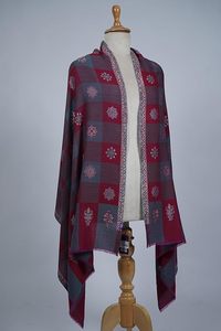 Bufanda VIC para Mujer, de Cachemira India y Lana Fina, Modelo Chinar Jk Booti, 70x200 cm, Transpirable, para Uso Diario en Exteriores en Invierno - Product Image 6