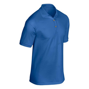 Polo pour homme à séchage rapide, tissé, respirant, infroissable, anti-déformation, coupe ajustée, sensation de fraîcheur, couleur unie OEMODM - Product Image 3