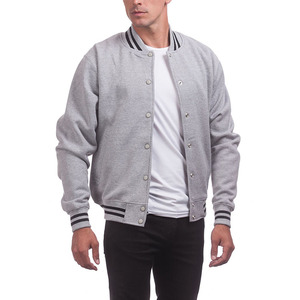 High Demanded Product Men Varsity <b>Jacket</b> Solid Color Geometric Pattern Stand Collar Fully Customized Logo <b>Waterproof</b> Windproof - Product Image 3