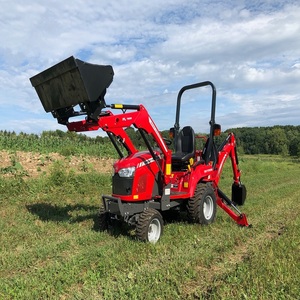 Tracteur compact Massey Ferguson GC1723EB avec chargeur frontal et arrière, 25 CV, hydrostatique, 4 roues motrices, pour l'agriculture - Product Image 2