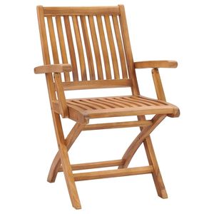 Splendido Set di 2 Sedie da Giardino in Teak - Product Image 2
