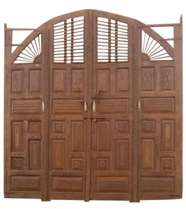 Puerta de Madera Natural Más Vendida con un Diseño Moderno y Elegante y una Estructura Duradera para Interiores, Exteriores y Entrada Principal - Product Image 4
